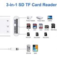 thumbnail image 3 of Sd Card Reader For Iphone Ipad 3 In 1 Memory Card Reader Plug And Play Micro Sd Card Reader Sd Card Adapter Portable Trail Camera Viewer Simultan, 3 of 5