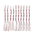 thumbnail image 4 of Juego de 10 piezas de tzitzit judíos , hilo del Mesías, chal de oración versátil, accesorios para suéteres, manualidades, pantalones y Rojo Blanco, 4 of 8