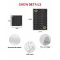 thumbnail image 7 of Black Golden Floral Kitchen Dish Towels for Drying Dishes Set of 2, Modern Abstract Art Spring Flowers Waffle Weave Microfiber Hand Tea Bathroom Towels Quick Dry & Absorbent Towel 12x12, 7 of 7