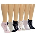 thumbnail image 3 of Joyspun Women’s Dress Low Cut Socks, 6-Pack, Shoe Size 4-10, 3 of 10
