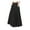 Black, variant on sunsanly Maxi Skirt Two Pockets High-Waist Elastic Waist Pleated Large Hem Clothing Matching Oversized Women A-Line Solid Skirt Summer Clothes