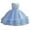 Style A#022 Sky Blue, variant on Girls Princess Gown Performance Girls Sleeveless Tulle Ball Gown Flower Embroidery Dress with Layered Skirt for Special Occasions Party Wedding Princess Dress Up for Girls 4-6 (Sky Blue 100)