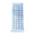 thumbnail image 2 of jinwen Weight Stack Labels Decals for Workout Strength Training Resistance Trainers 6kg Silver, 2 of 9