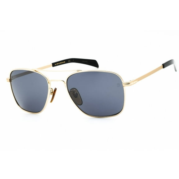 David Beckham Silver Mirror Navigator Men's Sunglasses DB 7019/S 0J5G/T4 55