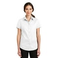 thumbnail image 1 of Port Authority Ladies Short Sleeve SuperPro Twill Shirt-L664, 1 of 1