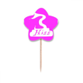 thumbnail image 1 of Un infame silbido de serpiente. Selección de pastelitos Star lable Flag en palillos de dientes, 1 of 3