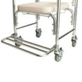 thumbnail image 6 of 4 in 1 Commode Chair Elder People Disabled People Pregnant Women Bath Chair, White, 6 of 10