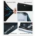 thumbnail image 4 of Sponeed Bike Shorts for Men 4D Padded Cycling Road Biking Tights Bicycle Pants Gray S, 4 of 9