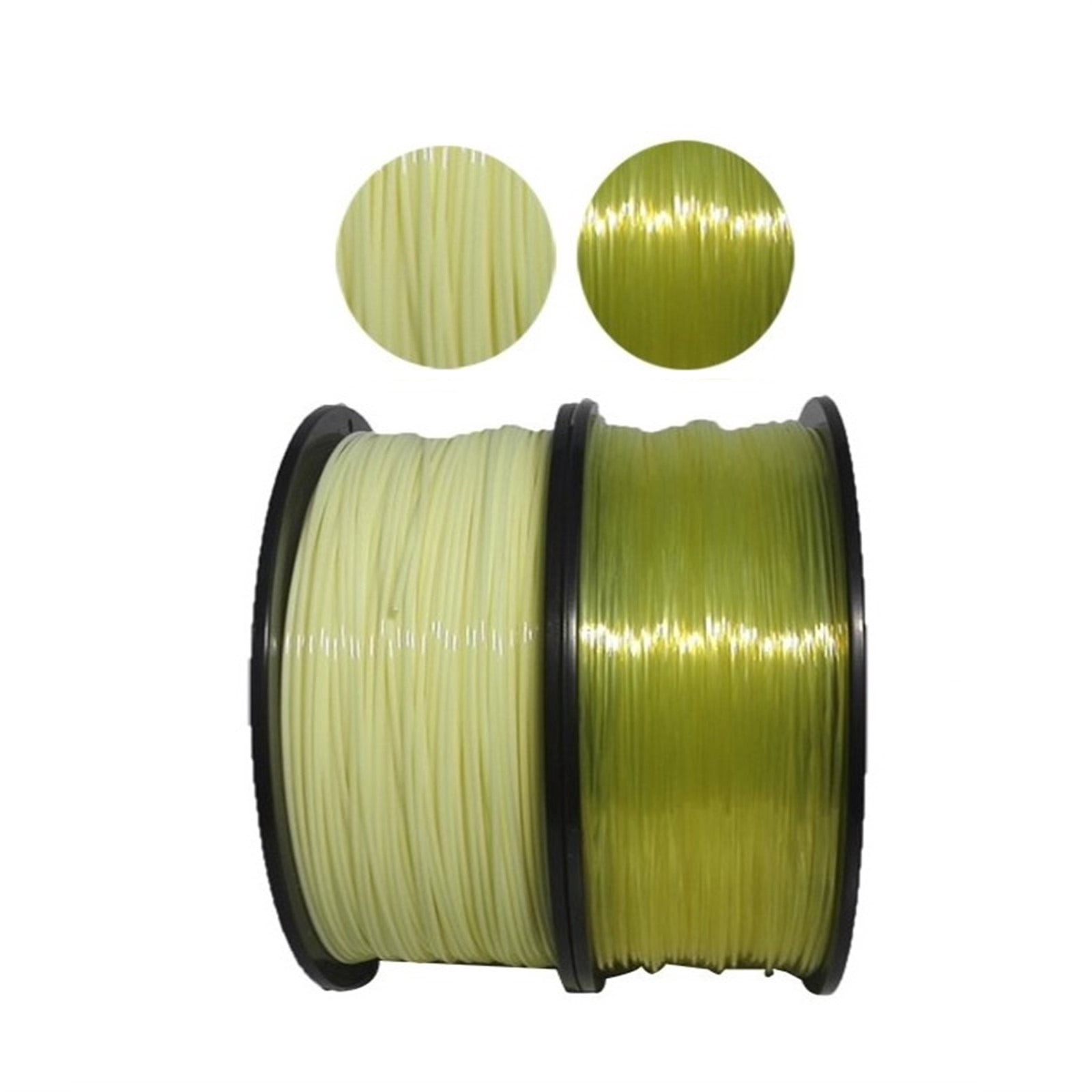 Water Soluble Supported Filament, 1.75mm 1KG PVA Compatible with Most 3D Printer & Pen, Removable Bobbin, Easy to Peel Off