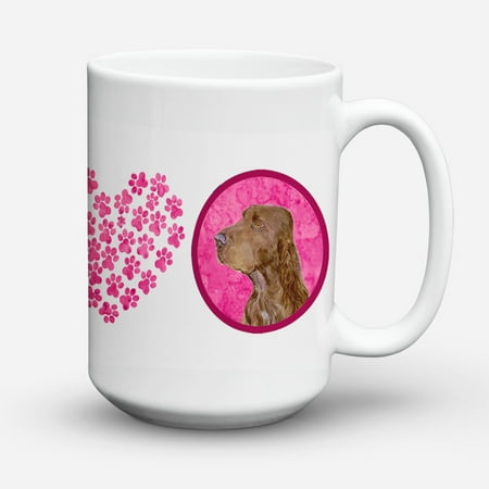 

Carolines Treasures SS4801-PK-CM15 Pink Field Spaniel Coffee Mug 15 oz 15 ounce multicolor