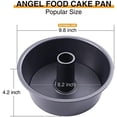 thumbnail image 4 of Ensemble de 2 Moules à Gâteau Ronds pour la Cuisson 8 Pouces et Moule à Gâteau Nourriture Angel 10 Pouces, 4 of 5