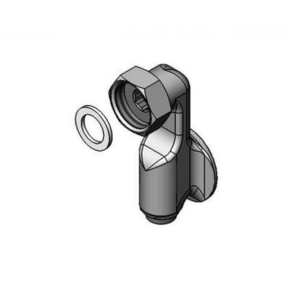 T&S Brass - 1/2'' NPT Female Flanged Adjustable Inlet