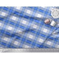 thumbnail image 3 of Soimoi Satin Silk Fabric Gingham Check Decor Fabric Printed Yard 42 Inch Wide, 3 of 3
