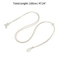 thumbnail image 3 of Unique Bargains 1 Pc Festival Wrap Belt Elegant Four Pearl Knotted Adjustable Waist Cord for Women White, 3 of 5