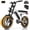 White, variant on ESKUTE Electric Bike for Teens & Adults – 750W Motor (1500W Peak), 28 MPH, 48V 13Ah Battery, 16"x4" Fat Tires, 7-Speed, Dual Suspension, Black