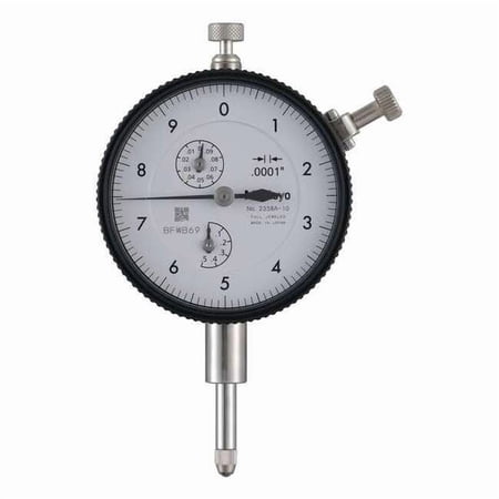 Mitutoyo Dial Indicator 0 in to 0.5 in White 2358A-10