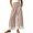 Pink plus size wide leg pants a1, variant on Bzdzmqm Women Plus Size Wide Leg Striped High Waisted Flowy Casual Lounge Pants Summer Beach Vacation Cropped Trousers Fashion Clothes, Dark Blue M