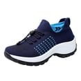 thumbnail image 1 of Zapatos Para Caminar Mocasines informales para mujer, zapatillas deportivas informales para suministros al aire libre (38 azul) Tmvgtek Para Estrenar, 1 of 7