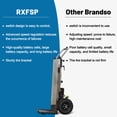 thumbnail image 5 of RXFSP Heavy Duty Collapsible Electric Stair Climber 880lb Capacity 1200W Motor Folding Dolly Cart, 5 of 12