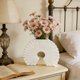 thumbnail image 1 of Plastic Vase Ornament Dry Flowers Plants And Pampas For Coffee Or Dining Tables Office Desks Or Shelves, 1 of 6