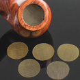 thumbnail image 3 of ZHAOCHENG 500 piezas de malla de acero inoxidable para tuberías (amarilla), mallas de filtro para fumar de 16 mm, mallas de filtro para tuberías, malla de gasa para humo, 3 of 5