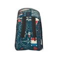thumbnail image 3 of Sikiie France and Paris Print Flip Double-layer Pencil Case, All-purpose Stationery Bag for Study and Office, Zipper Design, Unisex, 3 of 7