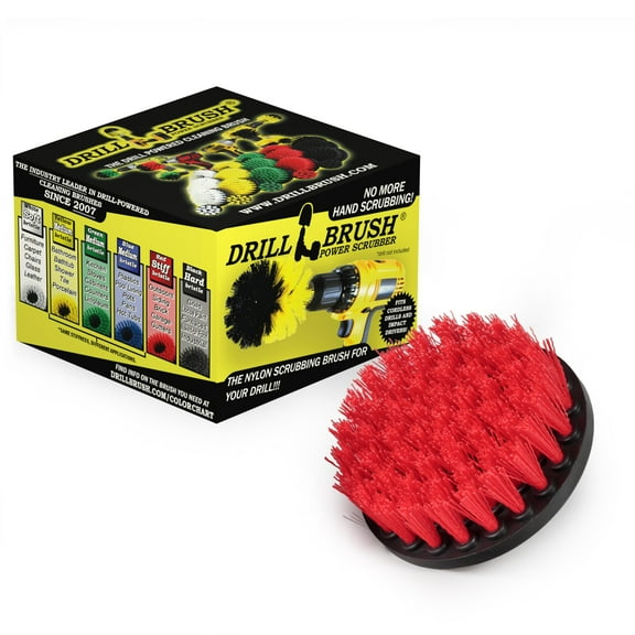 Outdoor Cleaning Tools - Patio Scrub Brush - Outdoor Deck Scrubber Brush - Bird Bath Cleaning Tool - Fountain Cleaning Brush - Garden Statues Cleaning Tools - Concrete Stain Cleaner - House Siding