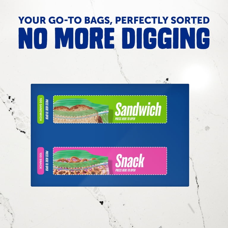 Ziploc Lunch Duo Variety Pack, 200 Count photo 3