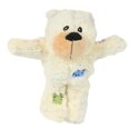 thumbnail image 4 of Juguete para perros Zulema Lindo oso diseño chirriante peluche blanco resistencia mordedura, 4 of 7