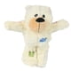 thumbnail image 4 of Lindo juguete de peluche para masticar con chirrido para perro con diseño de oso Blanco, 4 of 7