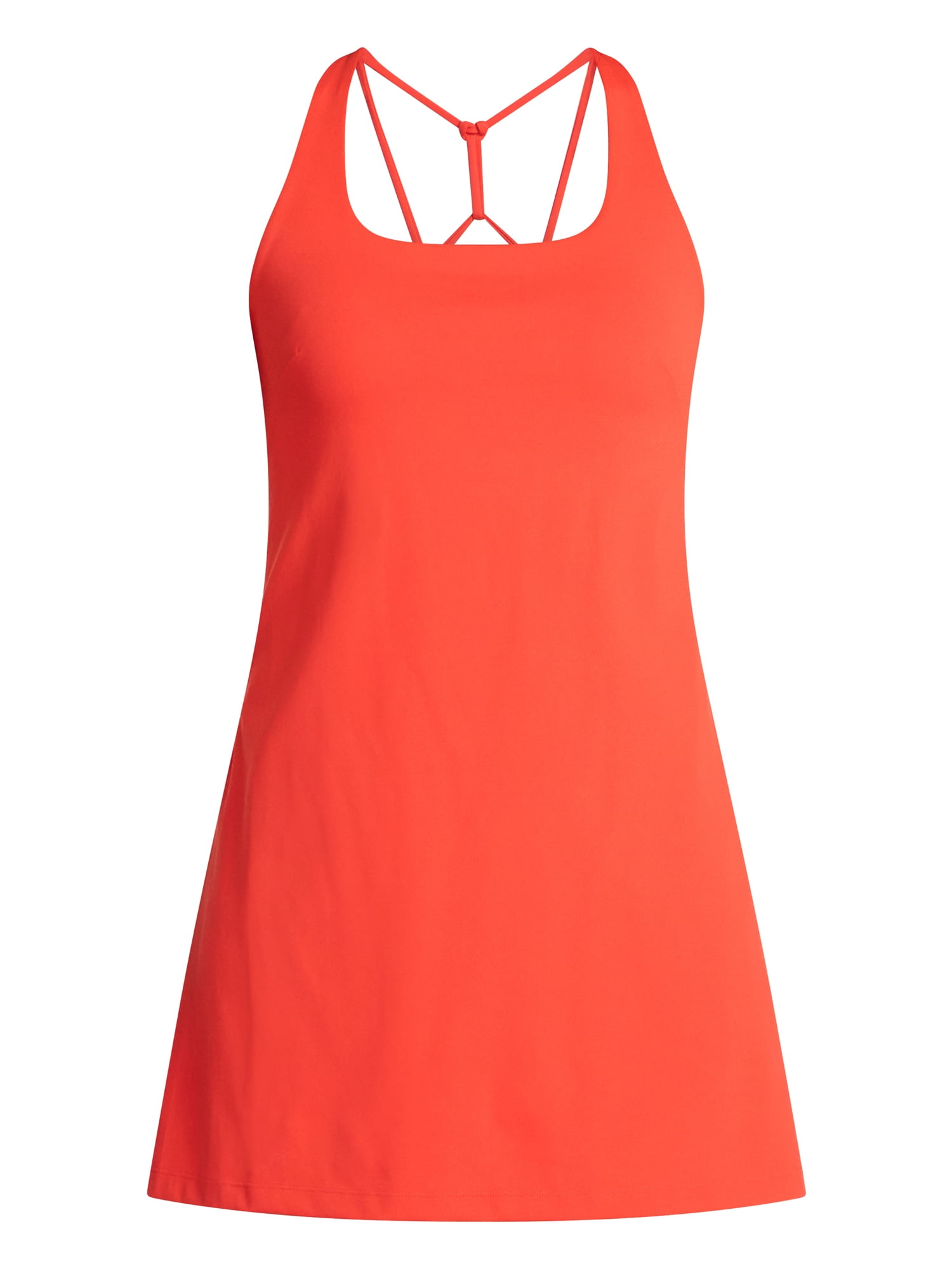 Avia Women's Strappy Knot Back Active Tennis Dress, Sizes XS-XXXL