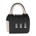 thumbnail image 1 of Speravity Contraseña Maleta Cerradura Código de combinación digital Restablecer Maleta de equipaje Mochila Candado Bolsillo portátil Equipo Herramientas y ferretería Tipo 2/Negro, 1 of 6