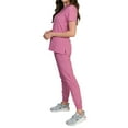 thumbnail image 3 of Medgear Fleur Women's Stretch Scrub Set with Zip Pocket Top and Jogger Pants, 3 of 3