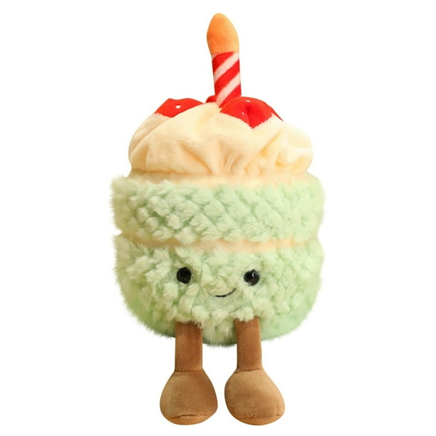 Jellycat,Adorable Plush Cupcake toy with Smiling Face, Soft and Cuddly Stuffed Birthday Cake Gift for Kids and Collectors, Perfect Gift for All Ages (Mint Green)