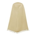 thumbnail image 4 of OGLCCG Toddler Girls Muslim Abaya Prayer Dress with Hijab Islamic Middle East Arab Ruffle Dress Soft Cotton Ramadan Eid Clothes 6M-8T, 4 of 7
