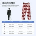 thumbnail image 6 of Kdxio Cute Red Crab Print Men's Sleep Pajama Pant Lounge Pants with Pockets, 6 of 8