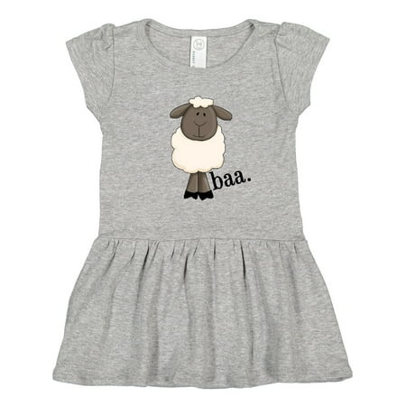 

Inktastic Baa. Cute Sheep Design Gift Toddler Girl Dress