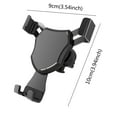 thumbnail image 3 of LSLJS Lightweight Alloy Gravity Car Phone Holder, Car Navigation Car Phone Holder, Thickened Silicone Pad, Mobile Phone Rack, 3 of 9