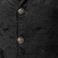 thumbnail image 4 of Gilet de Costume Sans Manches à Simple Boutonnage Style Court pour Hommes, 4 of 5