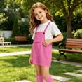 thumbnail image 4 of Odeerbi Chicos Niñas 3 Piezas Preppy Outfit Camiseta de Manga Corta y Pantalones Cortos Generales Con Set de Uniforme Escolar de Las Medias, 4 of 9