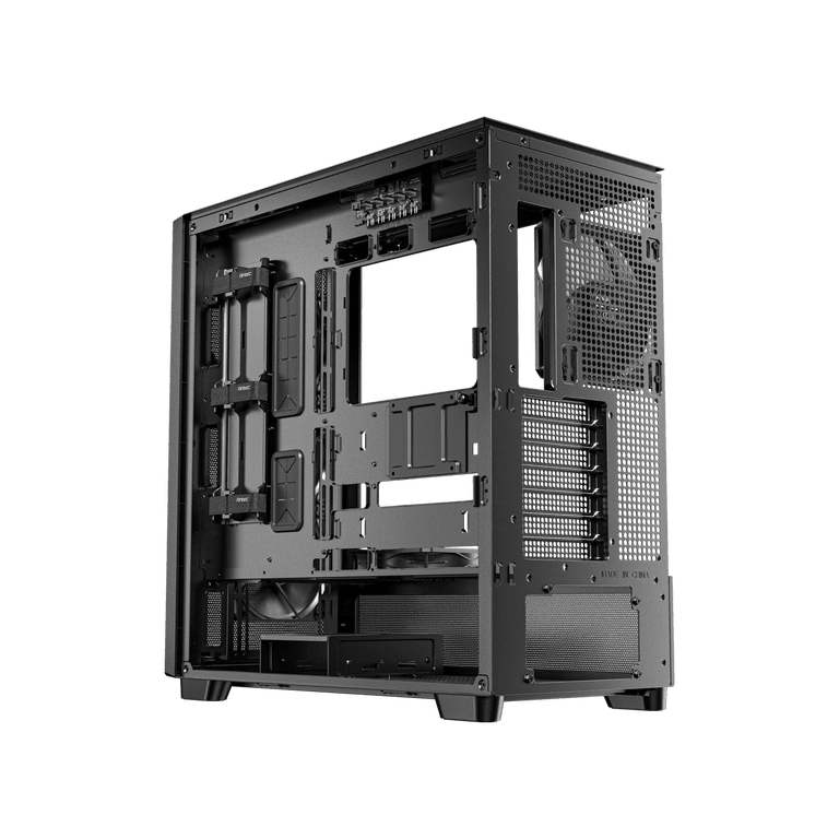 Antec FLUX Mid-Tower E-ATX PC Case with Wood Frame and Mesh Panels