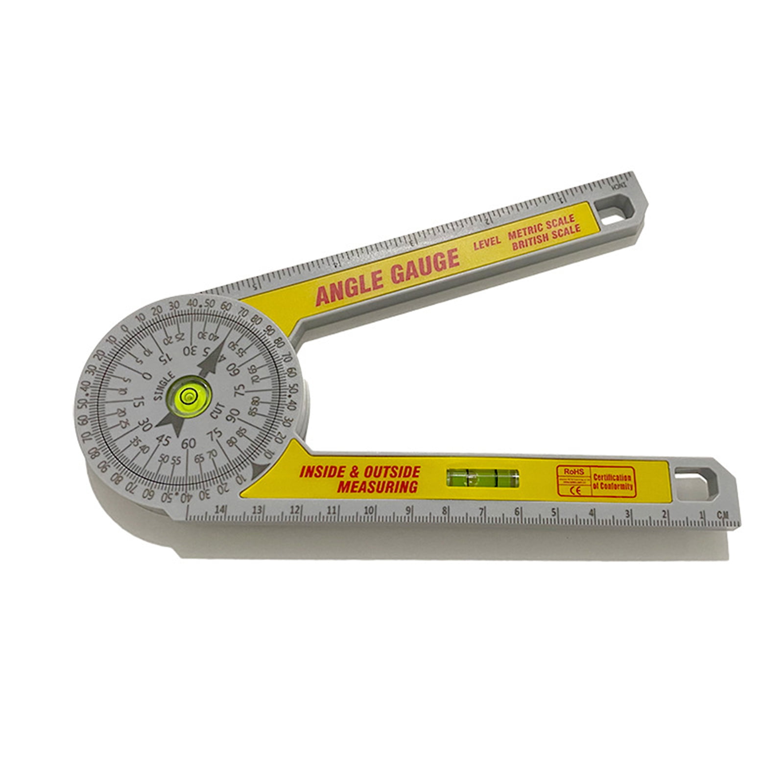 Details about   Angle Finder Miter Saw Protractor Measuring Ruler Tool Goniometer Professional 