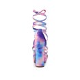 thumbnail image 2 of BLISSFUL STEP Women's Tie Dye High Heel Sandal Platform Block Heel Prom Sandals Blue Pink 6, 2 of 8