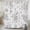 A-light Grey, variant on Teal Blue Dragonfly Wildflower Shower Curtain 60x72 Inches Flower Leaves Plant Botanical Insect Minimalist Simple Cloth Fabric Waterproof Polyester Bathroom Home Decor Set with Hooks