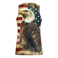 thumbnail image 4 of VBTAPA American Flag Tank Top Men 4th of July Shirts USA Print Patriotic Sleeveless Muscle Tee Tops Red L, 4 of 5