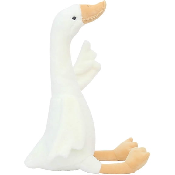 15.7" Swan Stuffed Animal,Goose Plush White Stuffed Animal Toy