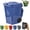 Blue, variant on Creative Trash Bin Ceramic Mug with Lid, Funny Recycling Bin Coffee Mug, Novelty Trash Can Mug Tea Cup, Unique Gag Gift for Friends, Colleagues, Birthdays, Office Home Use (Yellow)