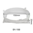 thumbnail image 1 of MYG for Portable Air Conditioner Exhaust Hose Connector Kit, Duct Interface Tube Adapter for Mobile AC Units, Easy Installation, High-Quality PP Material, White (D1-150 Square), 1 of 10