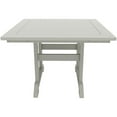 thumbnail image 4 of Palms 5-Piece Modern Adirondack Chairs Square Trestle Table Dining Set, 4 of 9