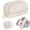 Beige, variant on Large Capacity Pencil Case with 4 Compartments Multi-Slot Pen Bag Organizer for Women Adults